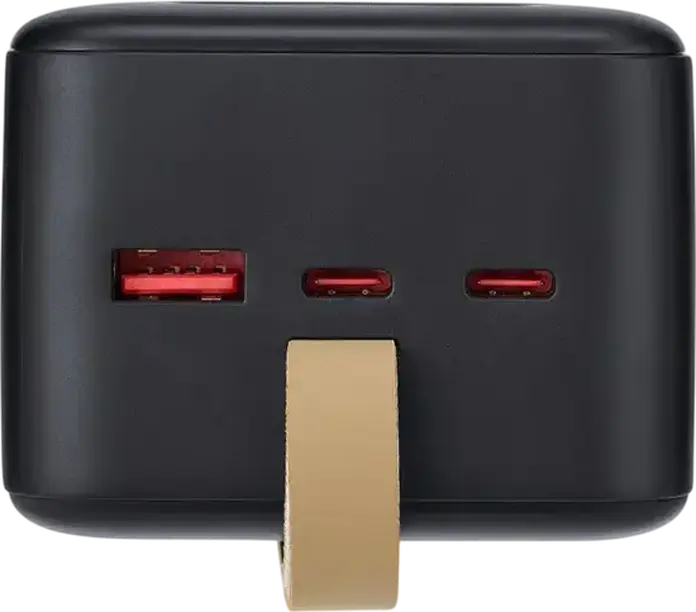 Rivacase VA1084 Power Bank 40000mAh 65W Power Delivery Fast Charging Li-Polymer Battery with LCD Display and USB-C Ports, Black