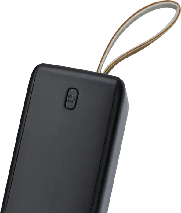 Rivacase VA1084 Power Bank 40000mAh 65W Power Delivery Fast Charging Li-Polymer Battery with LCD Display and USB-C Ports, Black
