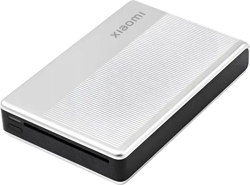 Xiaomi Portable Photo Printer 1S, ZINK Zero Ink Thermal Technology, Bluetooth 5.2, 2.0 x 3.0 inch Color Prints, USB-C Charging, Android & iOS Compatible