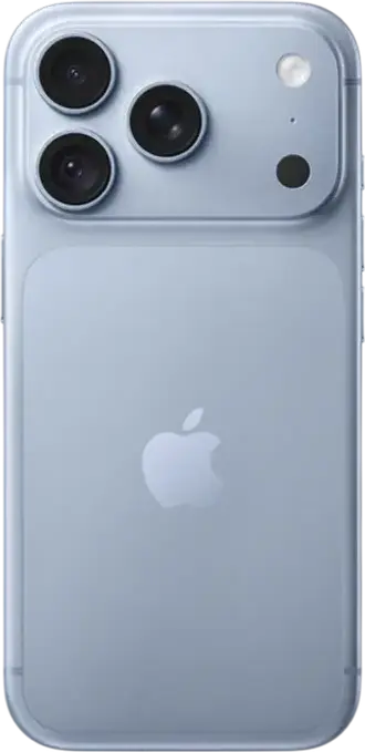 Apple iPhone 18 Pro 256GB 12GB RAM 6.3" Super Retina XDR OLED 120Hz A20 Pro Chip 48MP Triple Camera 5G USB-C Glacier Light Blue