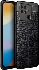 Husă Xcover Xiaomi RedMi 10C - Leather, Negru