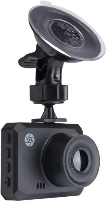 Автомобильный видеорегистратор Globex GE-107 Full-HD 1080P, угол обзора 140 градусов, 2-дюймовый сенсорный LCD-экран, поддержка MicroSD до 64ГБ, черный