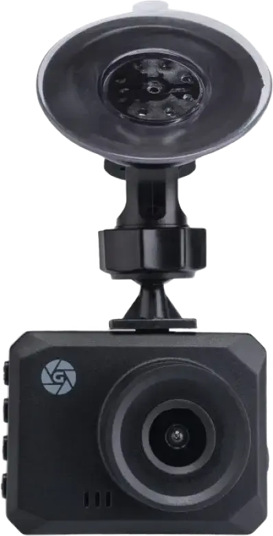 Автомобильный видеорегистратор Globex GE-107 Full-HD 1080P, угол обзора 140 градусов, 2-дюймовый сенсорный LCD-экран, поддержка MicroSD до 64ГБ, черный