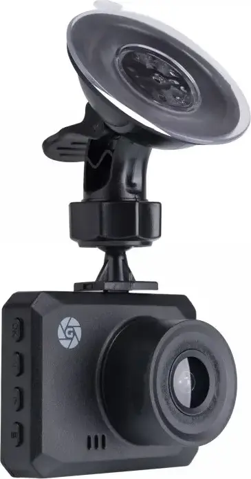 Автомобильный видеорегистратор Globex GE-107 Full-HD 1080P, угол обзора 140 градусов, 2-дюймовый сенсорный LCD-экран, поддержка MicroSD до 64ГБ, черный