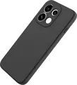 Husa WOO pentru Oppo Reno 16, din silicon lichid, rezistenta la socuri, finisaj mat anti-amprente, profil slim, Negru