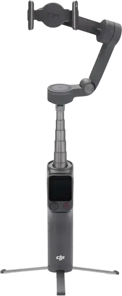 DJI Osmo Mobile 8P Advanced Tracking Combo 3-Axis Smartphone Gimbal Stabilizer with Integrated Extension Rod, Built-in Tripod and Detachable Remote