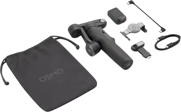 DJI Osmo Mobile 8P Advanced Tracking Combo 3-Axis Smartphone Gimbal Stabilizer with Integrated Extension Rod, Built-in Tripod and Detachable Remote