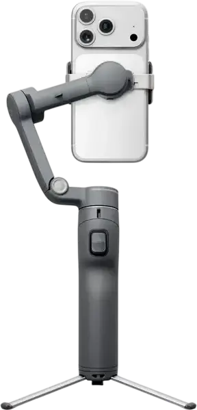 DJI Osmo Mobile 8P Advanced Tracking Combo 3-Axis Smartphone Gimbal Stabilizer with Integrated Extension Rod, Built-in Tripod and Detachable Remote
