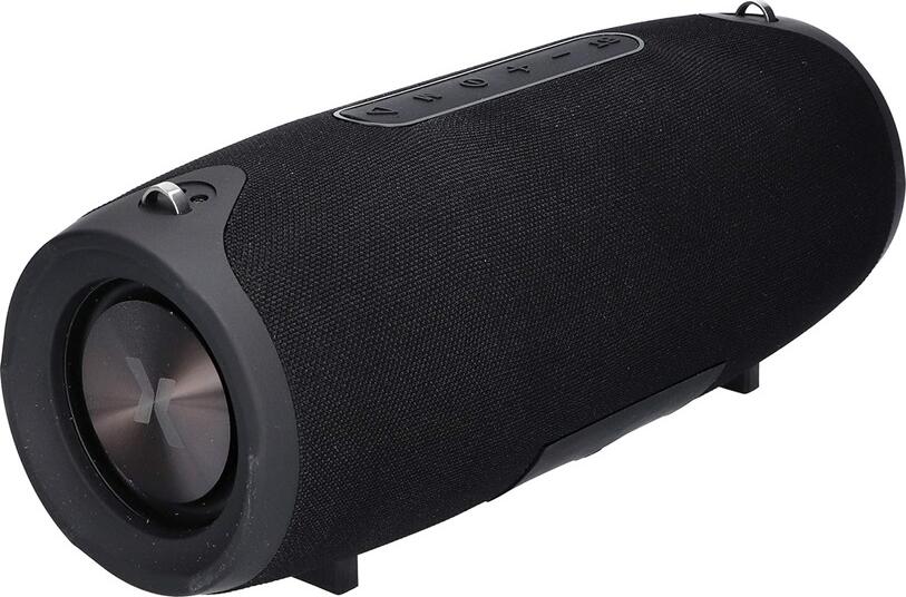 Maxcom MX216 Bandai Portable Bluetooth Speaker, 10W, IP67 Waterproof, 3000mAh Battery, Powerbank, FM Radio, Black, Silicone Casing