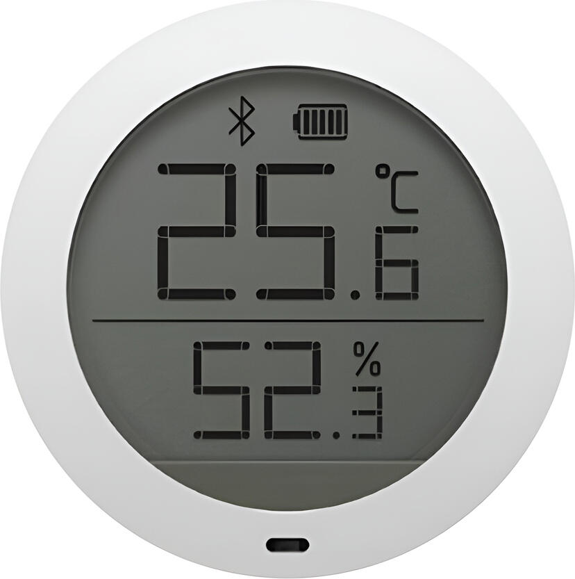 Xiaomi Mi Monitor Temperatura si Umiditate, Ecran Digital LCD, Conectivitate Bluetooth, Compatibil Mi Home, Plastic Alb, Montare pe Perete