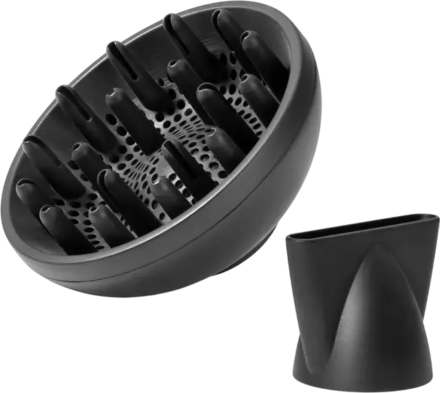 BaByliss Cosmos D580DE Hair Dryer, 2100W, Ionic and Ceramic Technology, 3 Temperature and 2 Speed Settings, Cold Shot, Silver, with Diffuser and Concentrator
