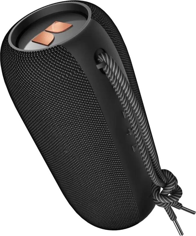 Monster S320 Superstar Bluetooth Speaker, 40W, 360 Stereo Sound, IPX7 Waterproof, TWS, 2500mAh Battery, 32h Playtime, NFC, AUX, Glossy Black