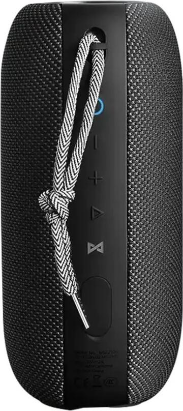 Monster S320 Superstar Bluetooth Speaker, 40W, 360 Stereo Sound, IPX7 Waterproof, TWS, 2500mAh Battery, 32h Playtime, NFC, AUX, Glossy Black