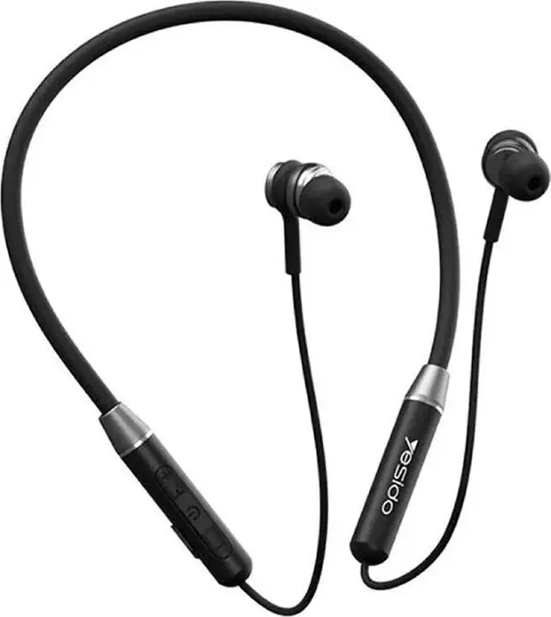 Беспроводные наушники-ожерелье Yesido YSP10, Bluetooth 5.0, Стереозвук, Защита IPX4, Магнитные наушники с ANC и микрофоном, Черный