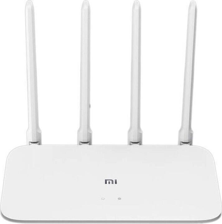 Router Wireless Xiaomi Mi Router 4A Dual-band, 1167 Mbps, 2.4 GHz si 5 GHz, 4 Antene Externe, Suport Streaming 4K, Alb