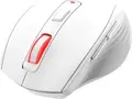 Xtrike Me GW-223 Wireless Optical Mouse, 6 Buttons, 3 Adjustable DPI Levels 1200-3200, Ergonomic Design, 2.4 GHz USB Receiver, White