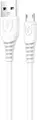 Jokade JA010 Zhizun Micro USB Cable, 1m PVC Wear-Resistant Charging and Data Transfer Cord, 3A Fast Charge for Android Smartphones and Tablets, White