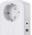 Prelungitor Ugreen CD280 DigiNest Life, 2 Prize EU Schuko 4000W, 3 Porturi USB (1x USB-C PD 30W, 2x USB-A), Cablu 1.8m, Material PC-V0 Ignifug, Alb