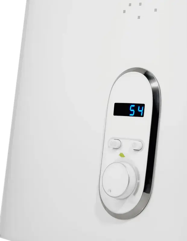 Boiler Electric Electrolux EWH 80 GLD EEC 80L, 2000W, Otel Emailat, Instalare Verticala/Orizontala, Afisaj LED, Alb