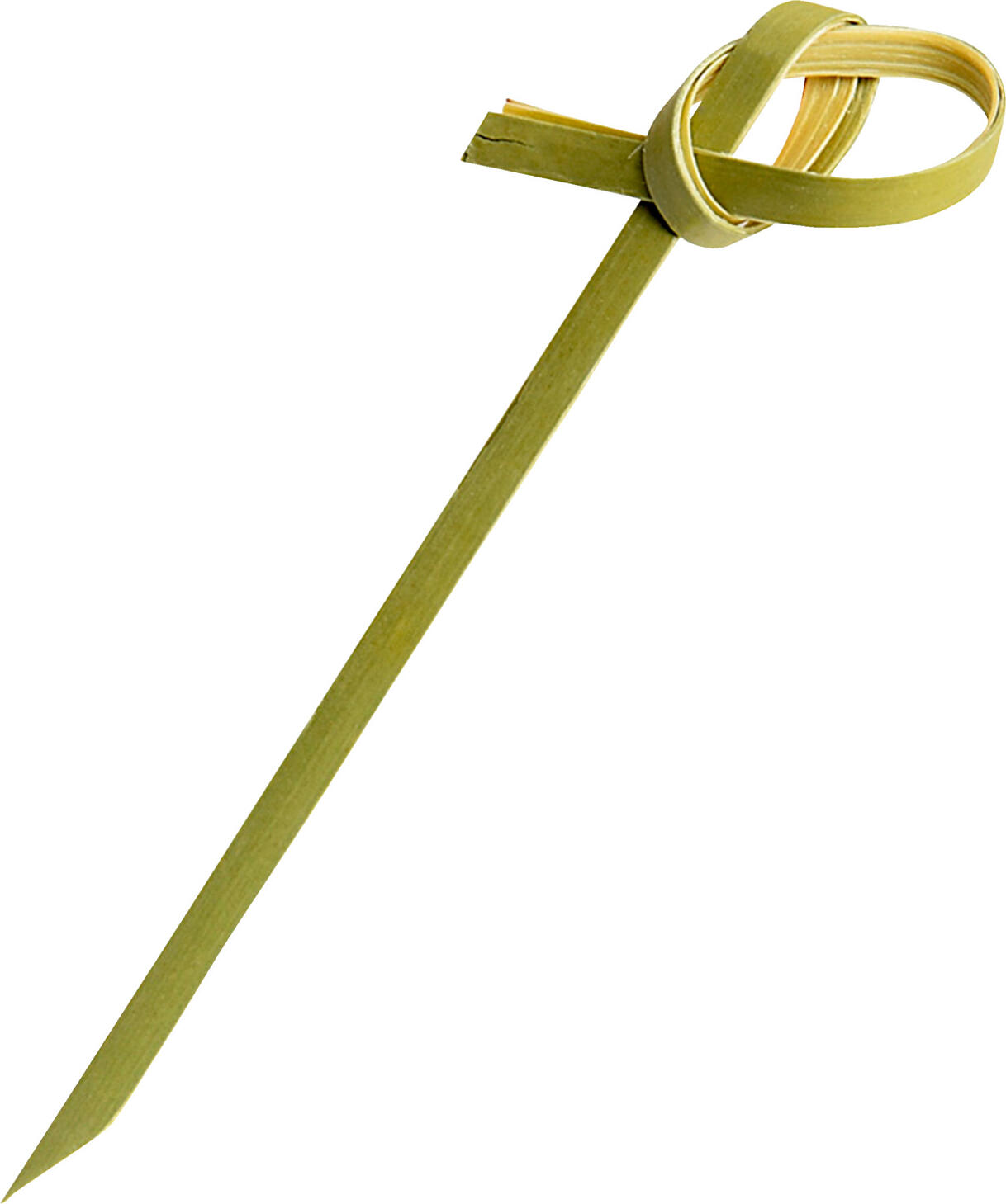 WIMEX Bamboo Finger Food Skewers with Knot, FSC 100% Certified Natural Bamboo, 6 cm, Brown, Set of 100 Pieces for Appetizers and Canapes