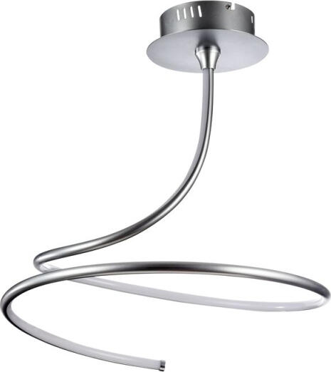 Maytoni Nastro MOD446-01-N Modern Sculptural Ceiling LED Lamp, Nickel Metal, 15W, 3000K, 1144lm, 470mm Diameter, IP20