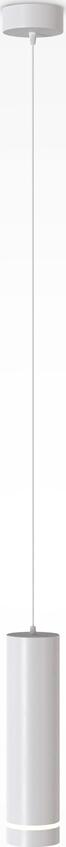 Maytoni Orlo P085PL Pendant LED Light, 12W, 4000K, 560lm, CRI 90, White Aluminum and Metal, Diameter 79mm, Height 340-1200mm, IP20