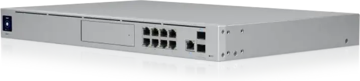 Ubiquiti UniFi Dream Machine Pro Consola All-in-One Gateway Switch NVR Controller Rackmount 1U 8x LAN GbE 2x 10G SFP+ Ecran Tactil 1.3" Gri