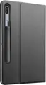 Cellularline Memo Folio Case for Samsung Galaxy Tab S9 FE 12.4 inch, Synthetic Leather PU Cover with Integrated S Pen Holder and Stand Function, Black
