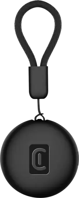 Cellularline Tracy Tag Smart Tracker Finder de Obiecte, Compatibil Apple Find My, Rezistenta apa IP67, Negru, Set de 2 piese