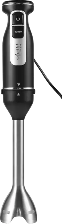 Set Blender de mana Ninja CI100EU cu 7 piese, 850W, Otel Inoxidabil, Bol tocator 0.7L, Mod Turbo, cu Mixer, 2 teluri, 2 carlige aluat si Capac, Negru