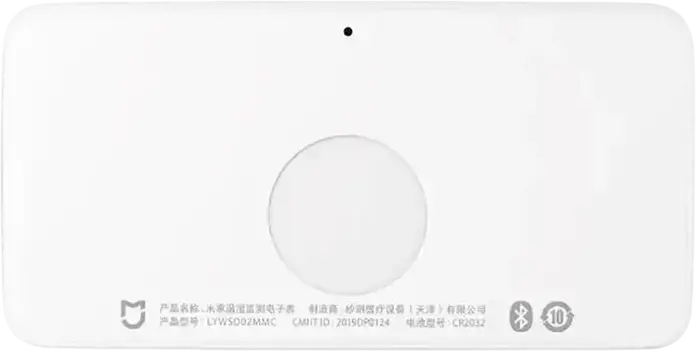 Xiaomi LYWSD02MMC Temperature and Humidity Monitor, Bluetooth Low Energy 5.0, LCD Display with Comfort Indicator, White, ABS and PC Material