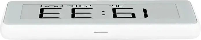 Xiaomi LYWSD02MMC Temperature and Humidity Monitor, Bluetooth Low Energy 5.0, LCD Display with Comfort Indicator, White, ABS and PC Material