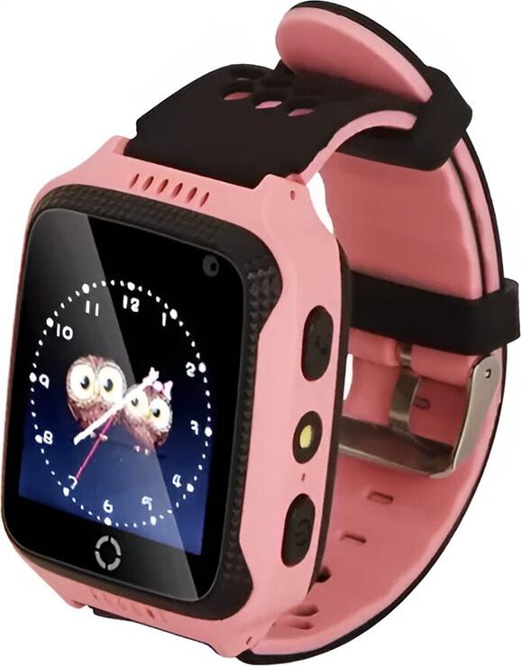 Wonlex GW500S Kids Smart Watch - Pink, with 1.44-inch IPS Touch Screen, GPS LBS Tracking, SOS Button, 2G GSM Calls, Pedometer and Camera, Android iOS App