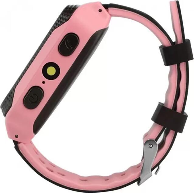 Wonlex GW500S Kids Smart Watch - Pink, with 1.44-inch IPS Touch Screen, GPS LBS Tracking, SOS Button, 2G GSM Calls, Pedometer and Camera, Android iOS App