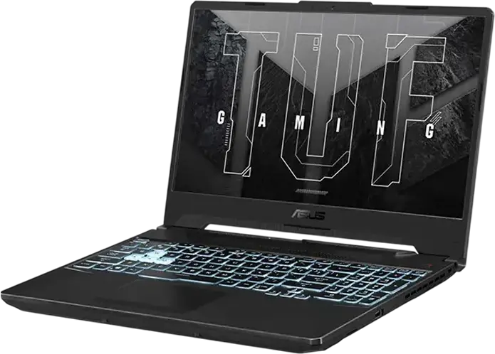 ASUS TUF Gaming A15 FA506NCG Laptop, AMD Ryzen 7 8845HS, 8GB DDR5 RAM, 512GB SSD, NVIDIA GeForce RTX 3050 4GB, 15.6" FHD 144Hz IPS, Windows 11, Graphite Black