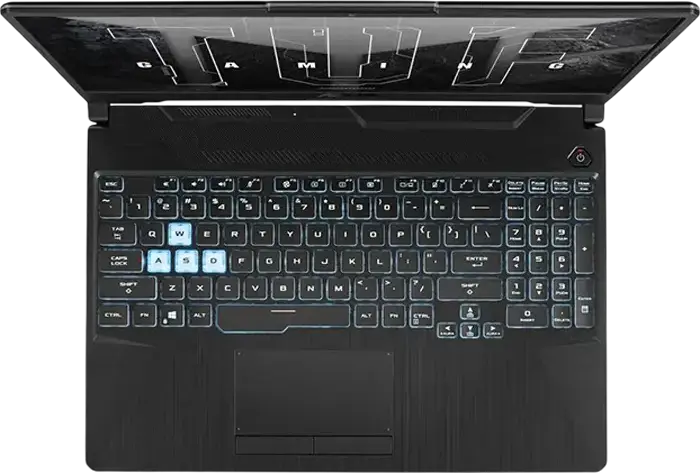 ASUS TUF Gaming A15 FA506NCG Laptop, AMD Ryzen 7 8845HS, 8GB DDR5 RAM, 512GB SSD, NVIDIA GeForce RTX 3050 4GB, 15.6" FHD 144Hz IPS, Windows 11, Graphite Black