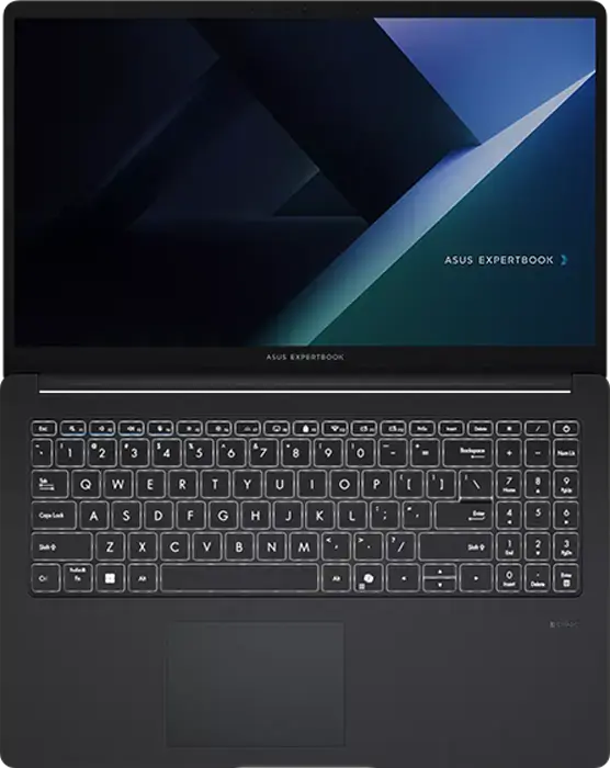 ASUS ExpertBook B1 B1503CVA Business Laptop, 15.6" FHD IPS, Intel Core 5 120U, 16GB DDR5, 512GB SSD, Backlit Keyboard, Fingerprint Scanner, No OS, Grey
