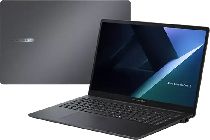 ASUS ExpertBook B1 B1503CVA Business Laptop, 15.6" FHD IPS, Intel Core 5 120U, 16GB DDR5, 512GB SSD, Backlit Keyboard, Fingerprint Scanner, No OS, Grey