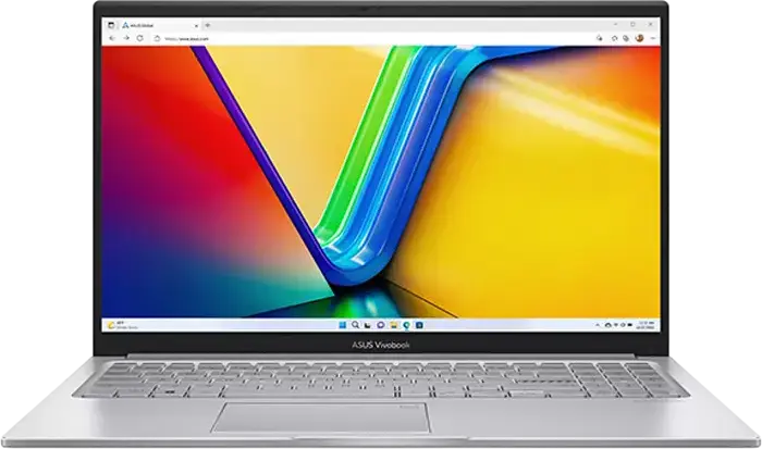 Ноутбук ASUS Vivobook 15 X1504MA, 15.6" FHD IPS Anti-Glare, Intel Core 5 320 4.6GHz, 16GB DDR5, 512GB SSD NVMe, Windows 11 Home, Подсветка Клавиатуры, Cool Silver