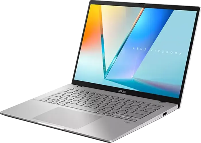 Ultrabook ASUS Vivobook S 14 S3407VA, Argintiu, Intel Core 5 210H, 16GB RAM DDR5, SSD 512GB, Ecran OLED 14" WUXGA Anti-Glare, Windows 11 Home