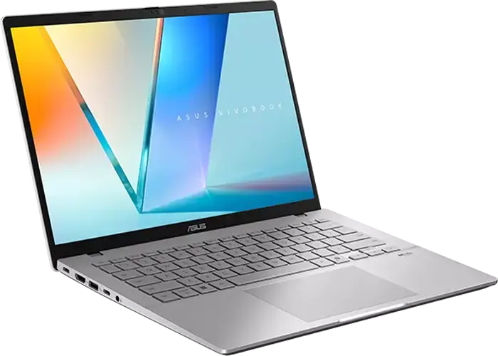 Ultrabook ASUS Vivobook S 14 S3407VA, Argintiu, Intel Core 5 210H, 16GB RAM DDR5, SSD 512GB, Ecran OLED 14" WUXGA Anti-Glare, Windows 11 Home
