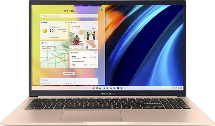 ASUS Vivobook 15 M1502XA Laptop, 15.6" FHD IPS, AMD Ryzen 7 7840HS, 8GB DDR5 RAM, 512GB SSD NVMe, Windows 11 Home, Backlit Keyboard, Quiet Blue