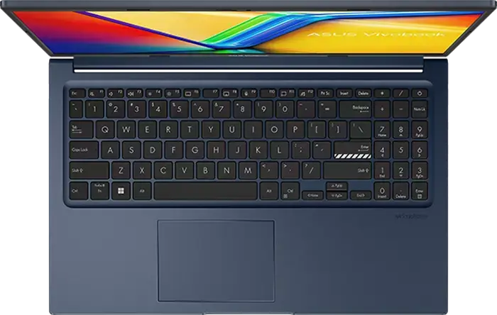 Laptop ASUS Vivobook 15 X1504MA, 15.6" FHD IPS Anti-Glare, Intel Core 5 320, 16GB RAM DDR5, 512GB SSD NVMe, Windows 11 Home, Tastatura Iluminata, Quiet Blue