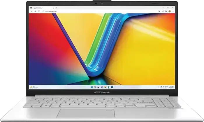 Ноутбук ASUS Vivobook Go 15 E1504FA, 15.6" FHD IPS Anti-Glare, AMD Ryzen 3, 8GB LPDDR5, 512GB PCIe NVMe SSD, Windows 11 Home, MIL-STD-810H, Cool Silver