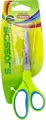 Foarfece de birou YaLong YL96202, lame din otel inoxidabil 16 cm, varf ascutit, maner ergonomic, verde lime si albastru, 1 bucata