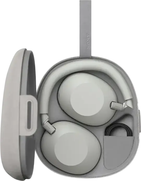 Беспроводные полноразмерные наушники Sony WH-1000XM6S с шумоподавлением, Bluetooth 5.3, LDAC, 4Гц-40кГц, встроенный микрофон, цвет Platinum Silver