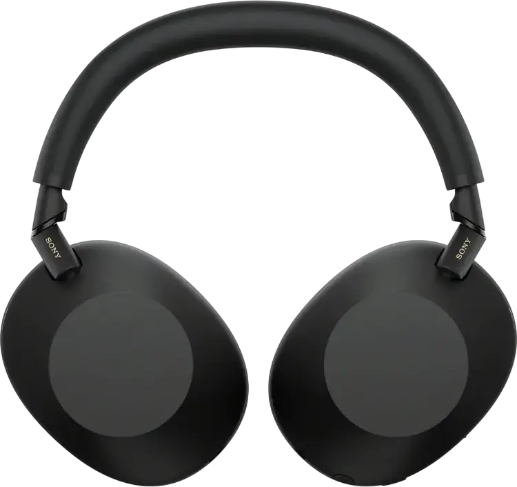 Sony WH-1000XM6 Wireless Over-Ear Noise Cancelling Headphones, Bluetooth 5.3, LDAC, ANC, Built-in Mic, Black, with Carrying Case and Audio Cable