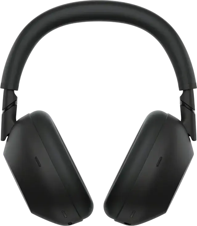 Sony WH-1000XM6 Wireless Over-Ear Noise Cancelling Headphones, Bluetooth 5.3, LDAC, ANC, Built-in Mic, Black, with Carrying Case and Audio Cable