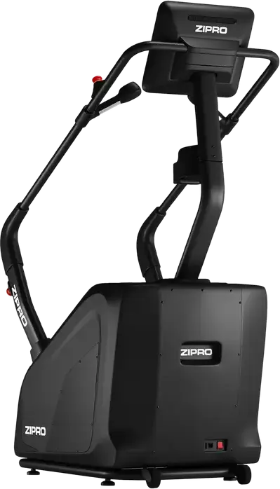 Zipro Legday Stair Stepper Trainer, 36+3 Programs, 25 Resistance Levels, Wireless Smartphone Charging, Integrated Cup Holder, Black