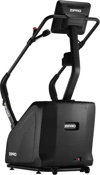 Zipro Legday Stair Stepper Trainer, 36+3 Programs, 25 Resistance Levels, Wireless Smartphone Charging, Integrated Cup Holder, Black